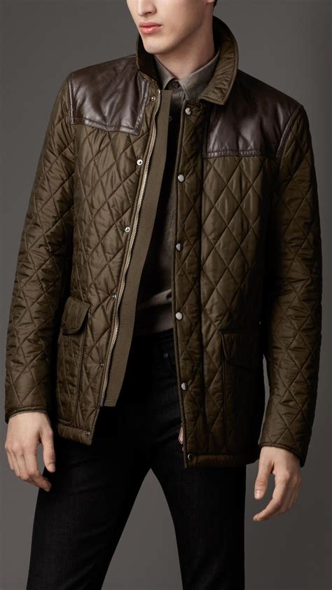 mens jackets burberry|Burberry men's winter jacket.